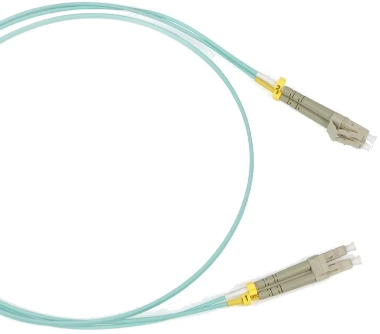 Патч-корд волоконнооптический (шнур) MM 50/125 (OM4), LC/LC, duplex, 10G/40G, LSZH, 1м