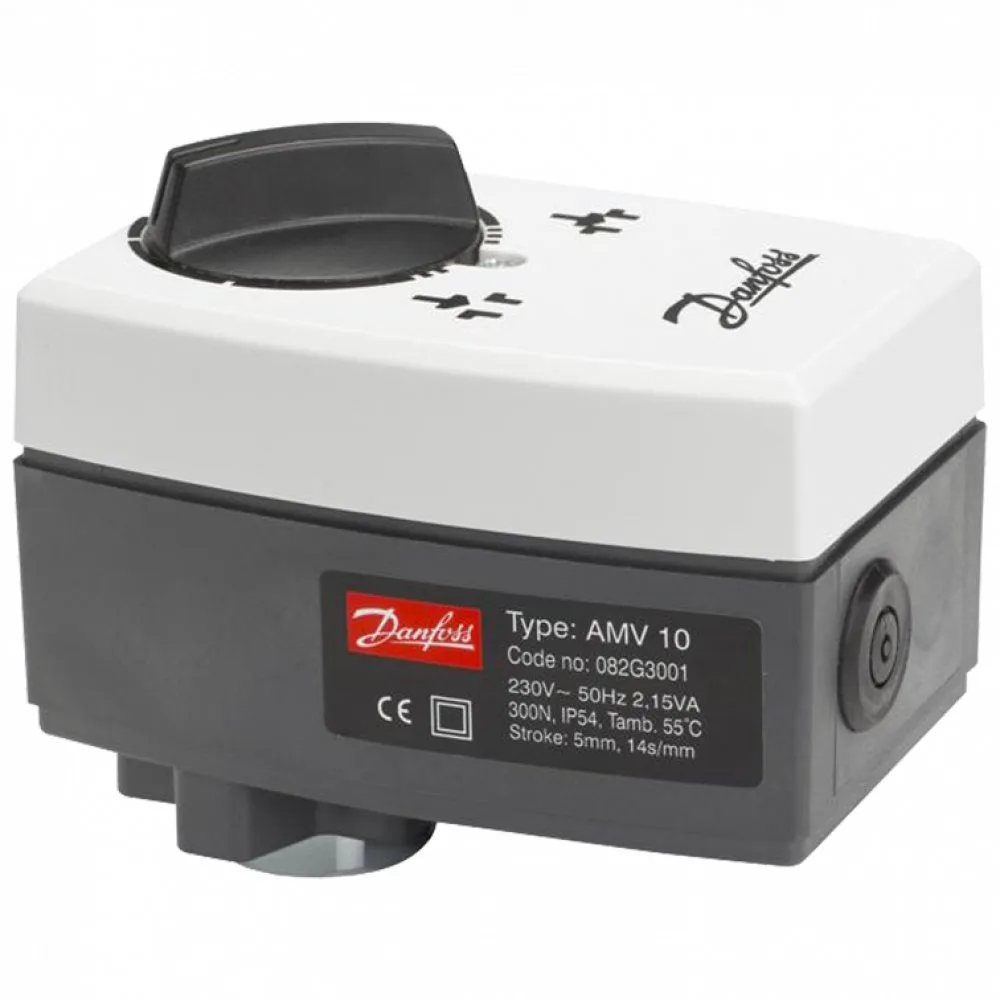 Danfoss Электропривод AMV 10, для Ду 15–25 мм, 1х220 В, усилие 300 Н