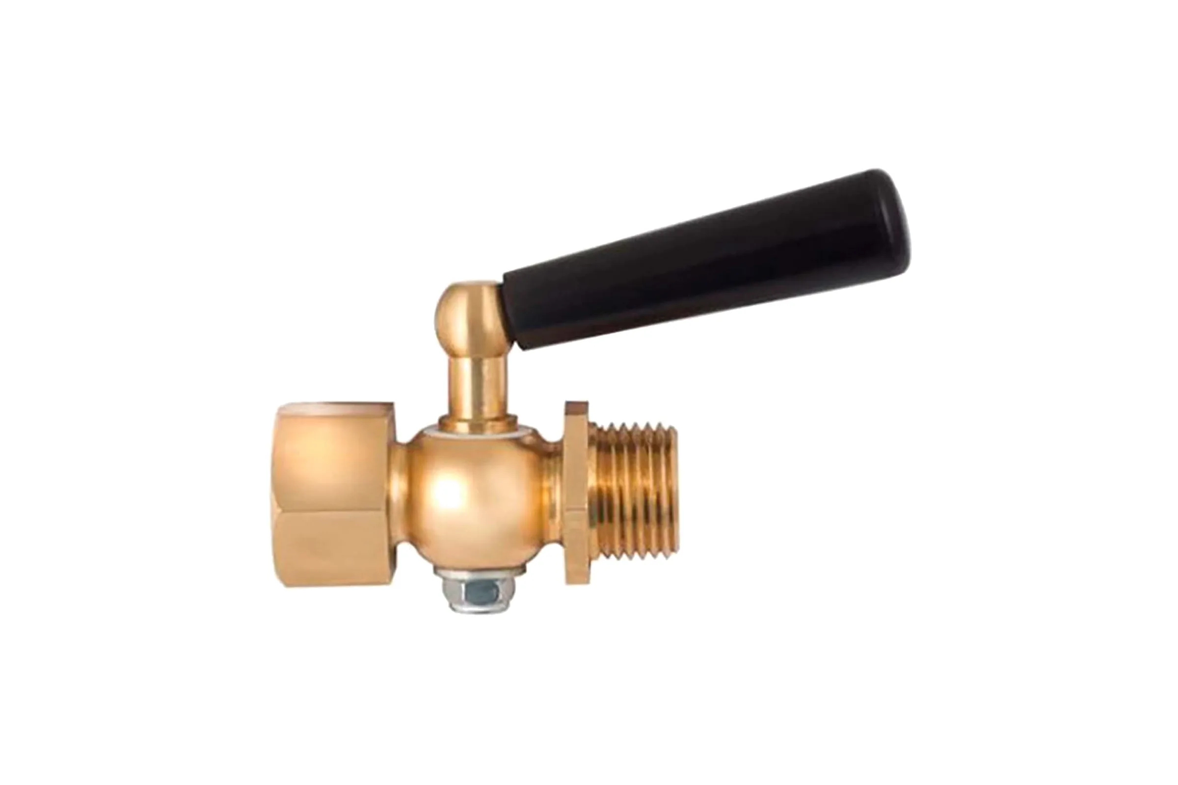 Кран для манометра 3/ход Ду15 Ру25 1/2" М20х1,5 м/м ручка Росма