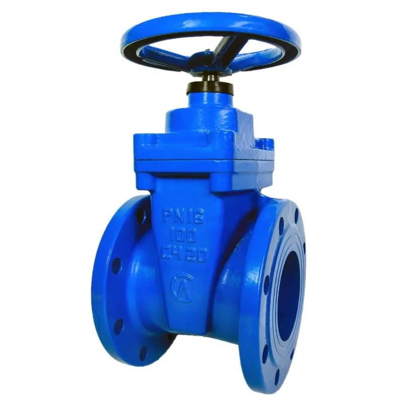 Задвижка чугунная с обрезиненным клином 30ч39р DN 250 PN 16 EPDM с маховиком GGG50